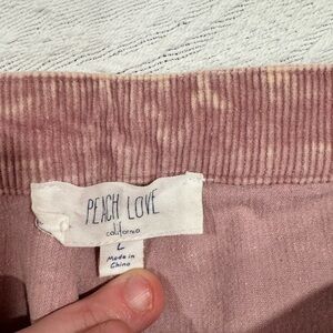 Peach Love California Blush Corduroy pants B6